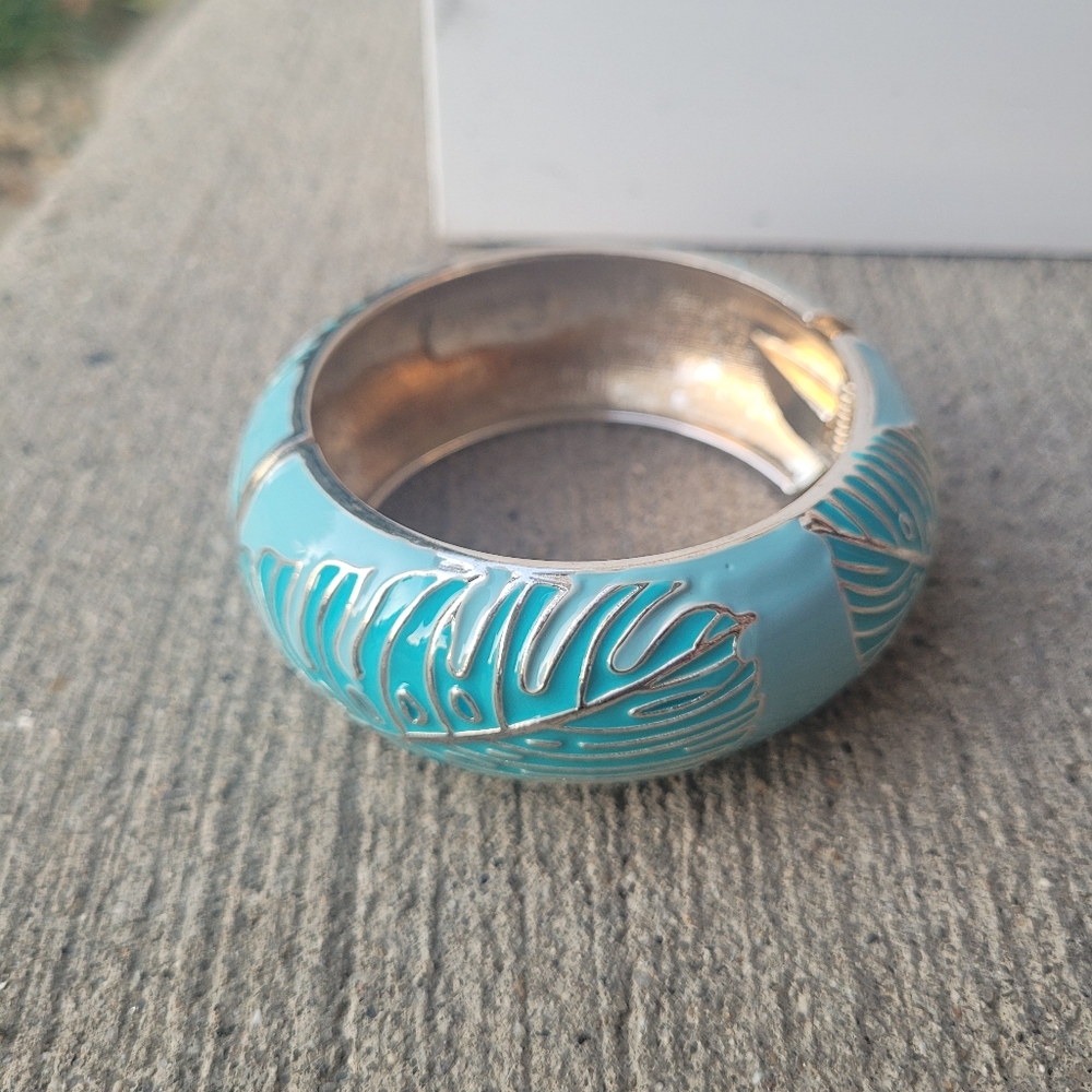 Nordstrom Monstera Leaf Bangle Bracelet